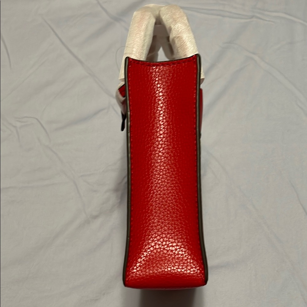 Michael Kors Red Mini Bag with Geometric Detailing - Picture 3 of 4